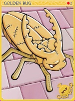 Golden Thief Bug Card
